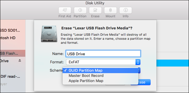 format flash drive for mac and pc journaled in windows